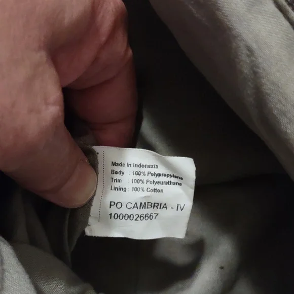 The Sak purse Olive Green , Tan with brown leather-like accents. - Picture 6 of 9